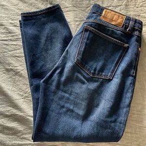Cropped relaxed blue jeans Frank and Oak